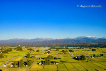 秋の立山連邦・常願寺川付近から（中新川郡立山町）