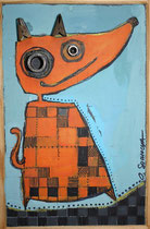 "LE PETIT RENARD" - 18 cm x 26 cm - SOLD