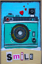 "SMILE" - 18 cm x 26 cm - SOLD