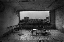 From inside the Polessia hotel. Pripyat, Zone of Exclusion (The Ukraine)