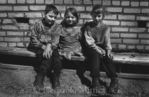 From the left: Yulia, 12 years old, Olga, 13, and Vera 12, Orphanage for handicapped children. Ivenez, Minsk (Belarus)