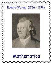 Kalenderblatt Juli 2025 Edward Waring
