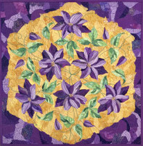 KLEMATIS MANDALA © 50x50cm
