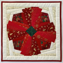 Log Cabin Design Tischdecke 45x45cm