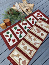 Tischläufer Ornamente 93x37cm & Pfefferkuchen 93x29cm 