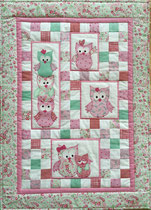 Kleineulen Wanddecke 93x68cm