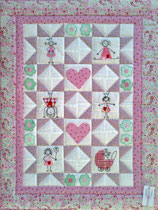 Prinzessinnen Wanddecke 96x71cm