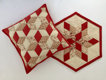 Cubes Kissen 40x40cm und Tischdecke 52x45cm