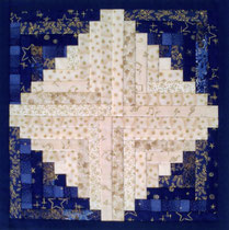 Log Cabin Tischdecke 38x38cm