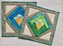 Log Cabin Design Tischsets 32x32cm