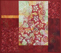 Weihnachtssterne Wanddecke © 44x50cm