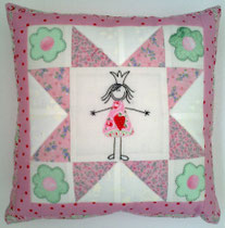 Prinzessin Kissen 35x35cm