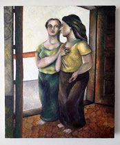 姉妹 : F8 Canvas Oil 2015