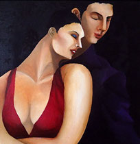 Tango2 : 300×300mm Canvas Oil 2014