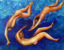 dive : Wood(720×910mm) 2013