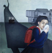冬の卵 : 600×600mm Canvas Oil 2015