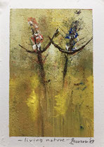 Living nature, 2019, 9 x 12 cm
