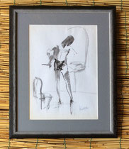 N.26d Acquarello su carta cm 44,5x36 con cornice