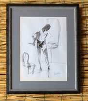N.26d Acquarello su carta cm 44,5x36 con cornice