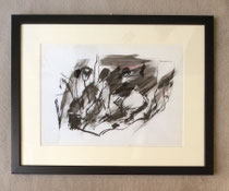 N.18d DISEGNO SU CARTA - DRAWING ON PAPER (con cornice-with frame) cm 35,5x45