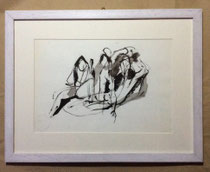 N.20d ACQUARELLO SU CARTA - WATERCOLOR ON PAPER (con cornice-with frame) cm 34x44