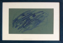 N.21d DISEGNO DU CARTONCINO - DRAWING ON CARDBOARD (con cornice-with frame) cm 31,5x44,5
