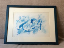 N.17d DISEGNO SU CARTA - DRAWING ON PAPER (con cornice-with frame) cm 35x45