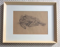 N.9d DISEGNO SU CARTA - DRAWING ON PAPER (con cornice-with frame) cm 28x35,5