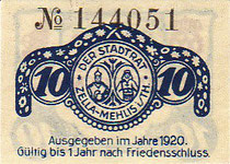 10 Pfennig, Rückseite (1920)