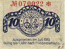 10 Pfennig, Rückseite (1919)