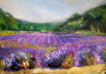 Der Duft des Lavendels  Nr. 2    Öl_Lwd.70x50cm