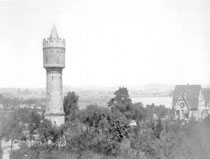 Februar: Wasserturm um 1925