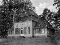 Februar: Jagdschloss zur Mitte der 1960er Jahre