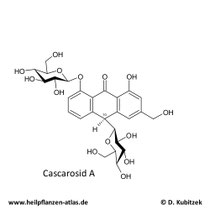 Cascarosid A Strukturformel