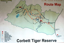 Der Corbett-NP liegt am Fuss des Himalaya. Er ist knapp 521 km2 gross und nach dem britischen Jäger und späteren Naturschützer Jim Corbett benannt, der 1936 massgeblich daran beteiligt war, dass dieser erste Nationalpark in Indien eingerichtet wurde.