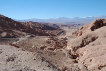 Eine Art kleiner Bryce Canyon auf dem Weg von Calama nach San Pedro de Atacama