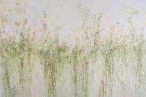 o.T., 2024, Acryl auf Kunstleder, 210x130 cm