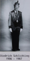 Diedrich Schlichting - 1986/1987