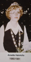 1980 - 1981 Annette Heinrichs