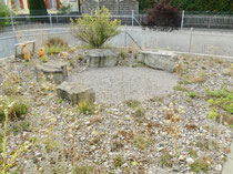 Gartensitzplatz für Feuerstelle