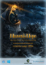 Flyerdesign für das Point-and-Click-Adventure "Heaven's Hope"; © Mosaic Mask Studios