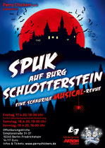 Plakat-/Flyerdesign 2025 für den Musical-Verein "Perry Chickers", Berlin