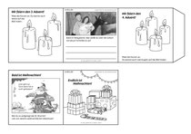 Gestaltung und Illustration eines Leporellos für die Weihnachtszeit; © Onilo/StoryDOCKS