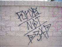 Graffitientfernung Vorher