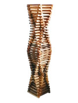Colonna V (DNA); 103 x 20 x 20 cm