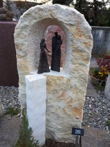 Grabstein auf dem Friedhof Aesch - Bronze