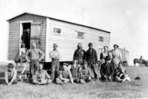 Leroy Berg with work crew
