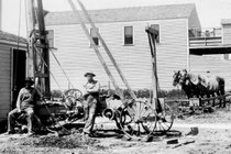 Leroy Berg at work in Toronto