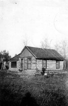 Unidentified log cabin