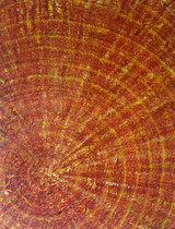 "Ohne Titel" Acryl mit Spachtelmasse auf Leinwand, 100x80 cm